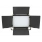 LED Photo and Video Light with 216 adjustable RGB LEDs incl. remote control., PATONA Premium